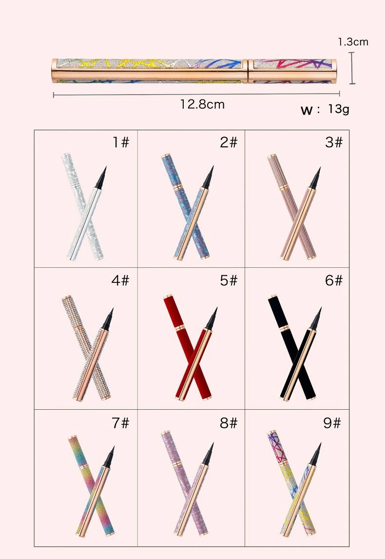 Sticky eyeliner size