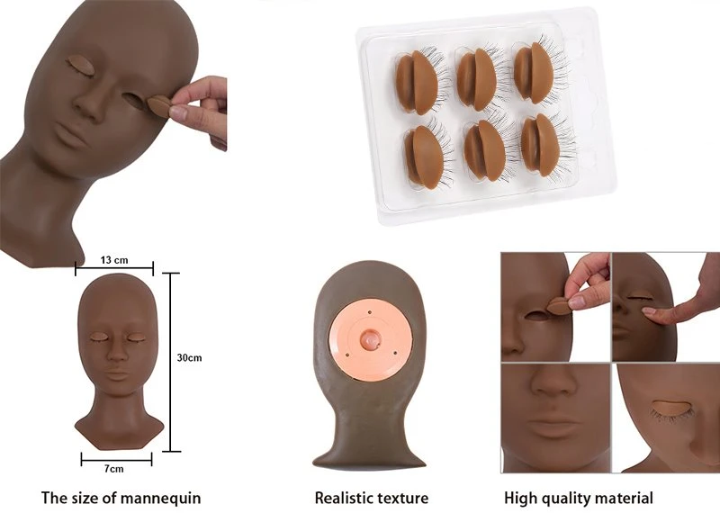 Eyelash Practice Training Head Eyelash Practice Training Head