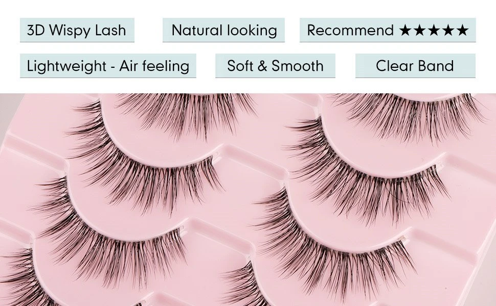 product-800-500 3d clear band eyelash