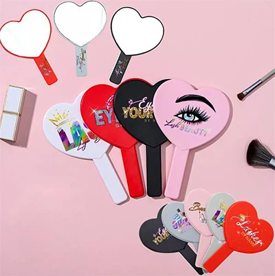 eyelash handheld mirror